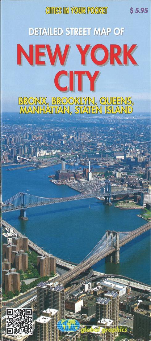 Detailed Street Map Of New York City: Bronx, Brooklyn, Queens, Manhattan, Staten Island