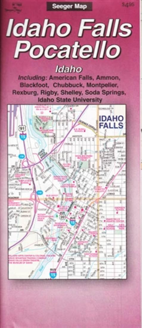 Idaho Falls: Pocatello: Idaho Road Map