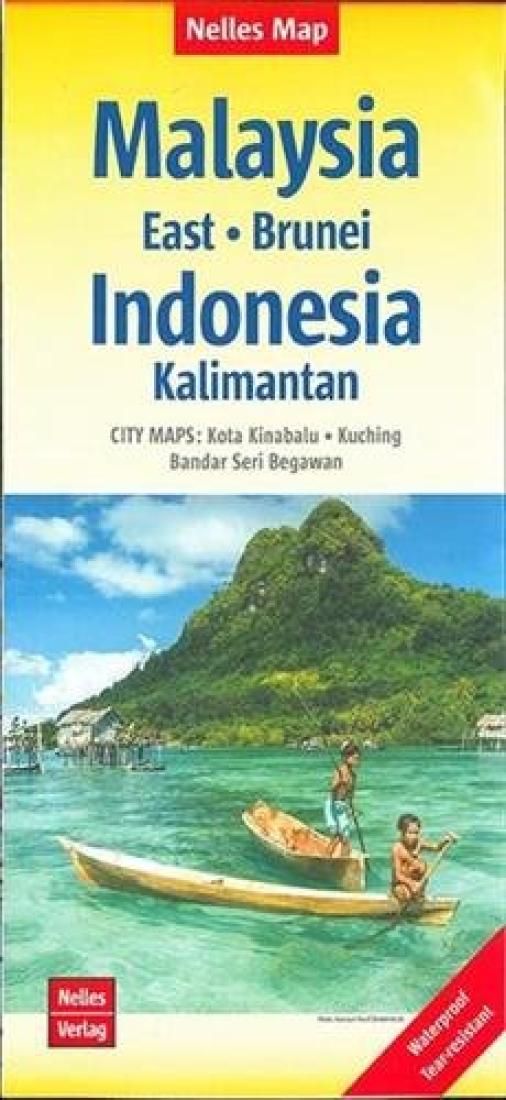 Malaysia: East, Brunei: Indonesia: Kalimantan = Malaysia: Ost, Brunei: Indonesien: Kalimantan: 1: 1,500,000 = Malaisie: Orientale, Brunei: Indonésie: Kalimantan: 1: 1,500,000 = Malasia: Oriental, Brunei: Indonesia: Kalimantan: 1: 1, Travel Map