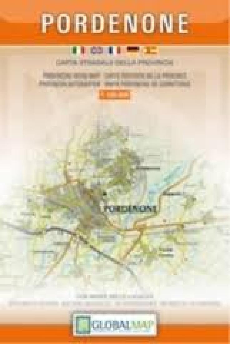 Pordenone: Carta Stradale Della Provincia Road Map