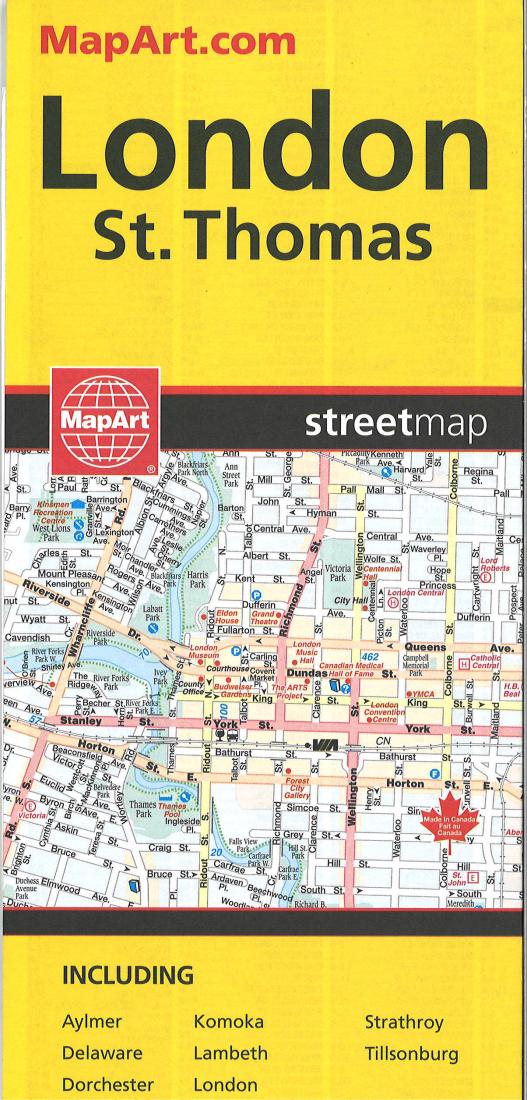 London, St. Thomas Road Map