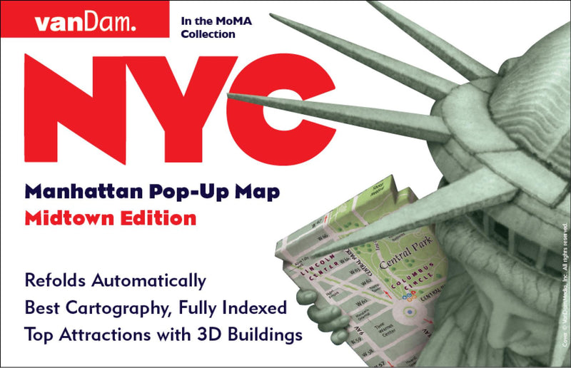 Nyc: Manhattan Pop-Up Map: Midtown Edition