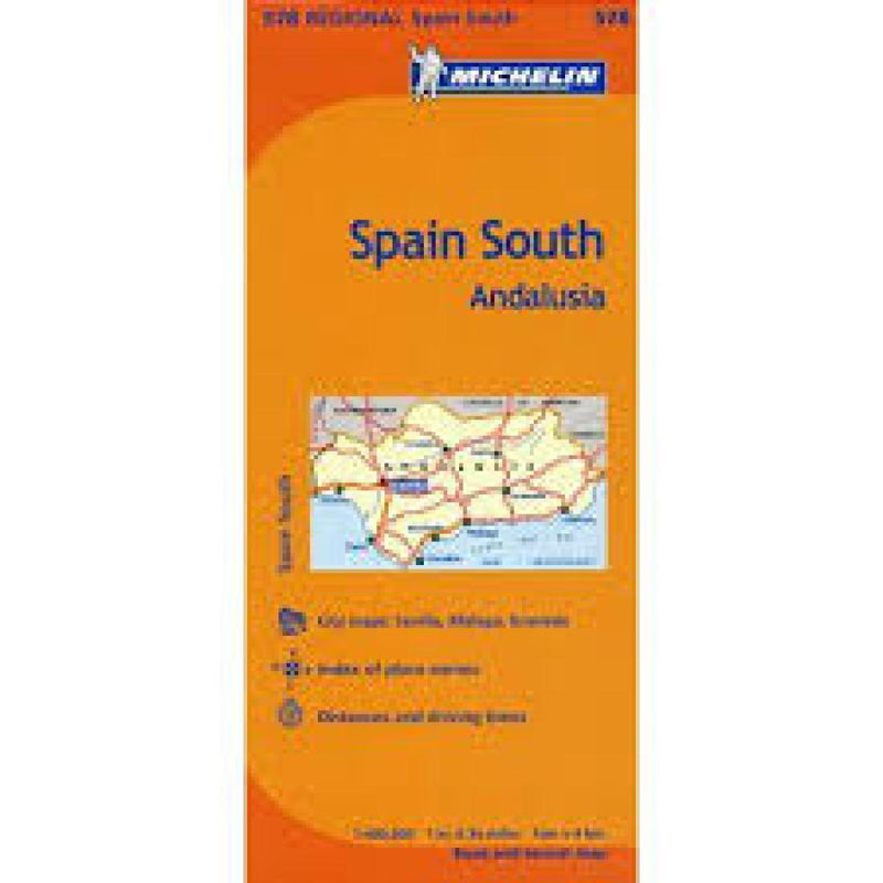 Spain, Southern, Andalucia (578) Road Map