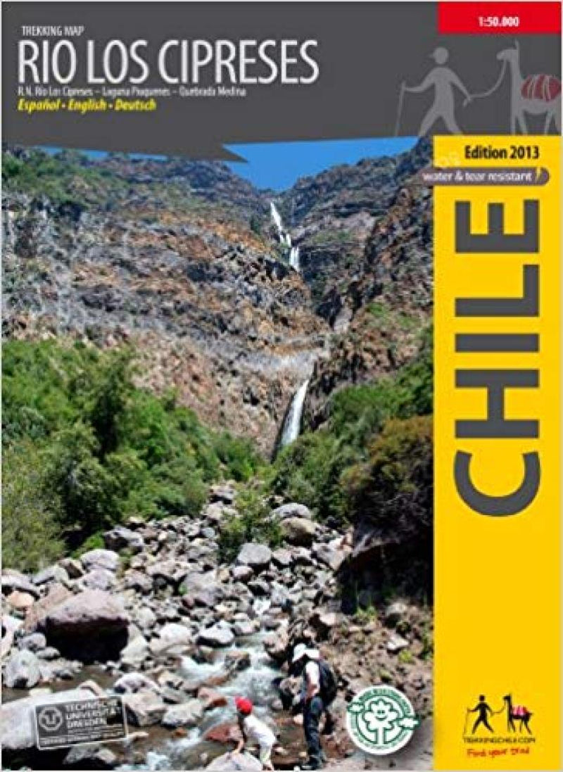 Río Los Cipreses, Chile: Trekking Map