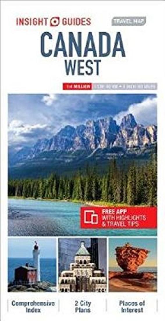 Canada West: Insight Guides Travel Map