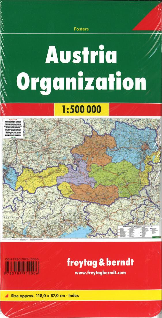 Austria Organization : 1:500,000 Travel Map