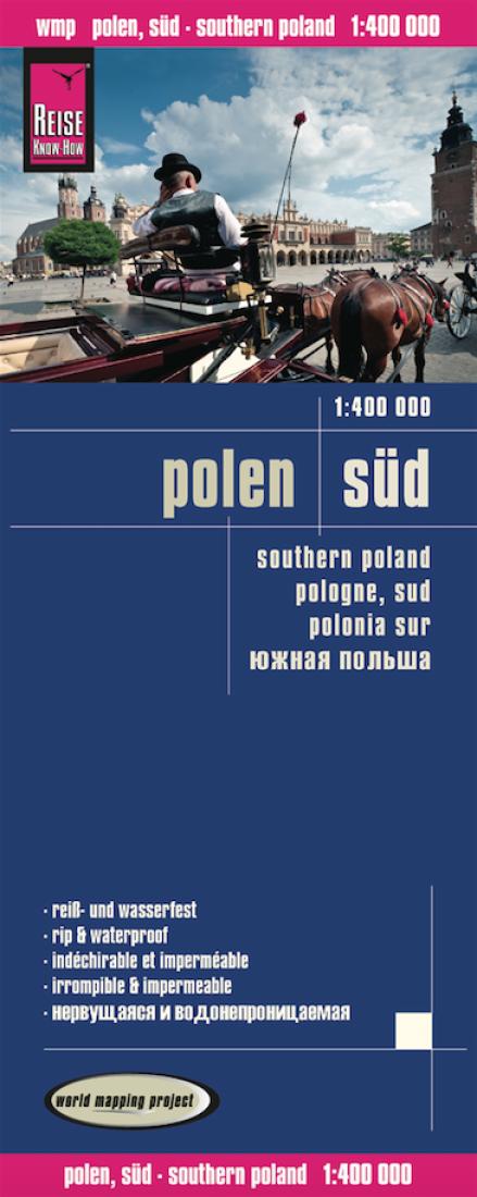 Polen Süd = Southern Poland = Pologne, Sud = Polonia Sur = ????? ?????? Road Map