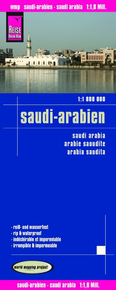 Saudi-Arabien = Saudi Arabia = Arabie Saoudite = Arabia Saudita Road Map