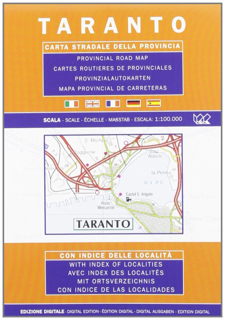 Taranto: Carta Stradale Della Provincia Road Map