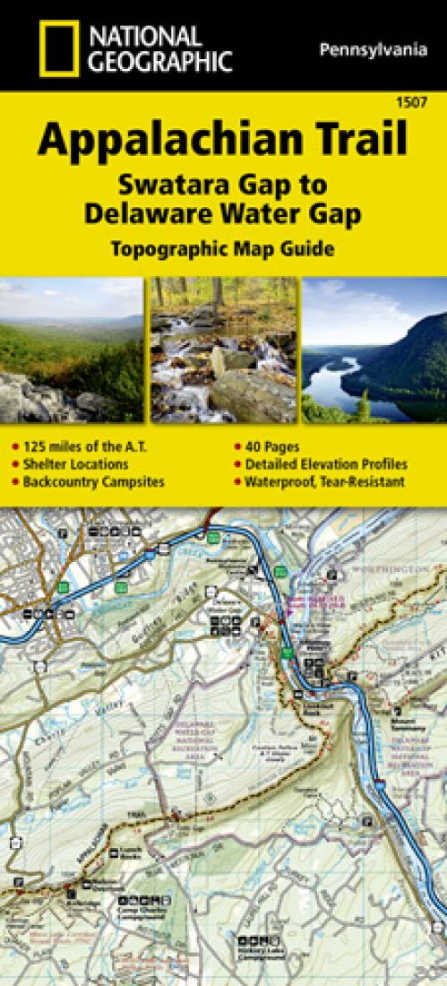 Appalachian Trail - Swatara Gap To Delaware Water Gap - Pa