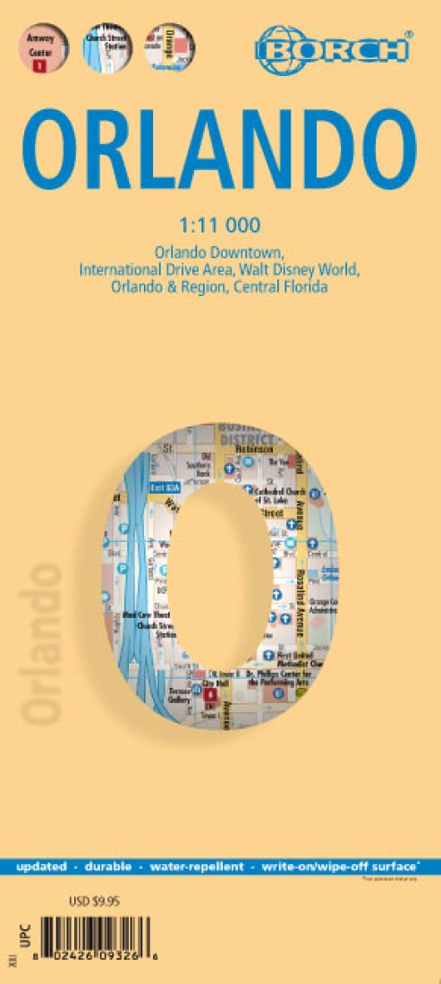 Orlando City Map Tourist Map