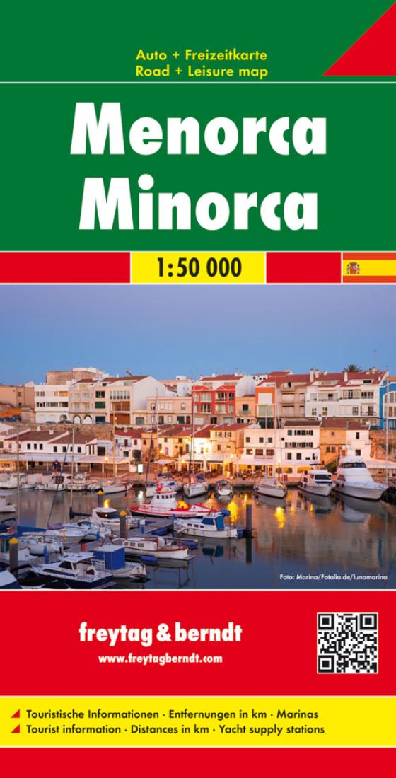 Menorca = Minorca Travel Map